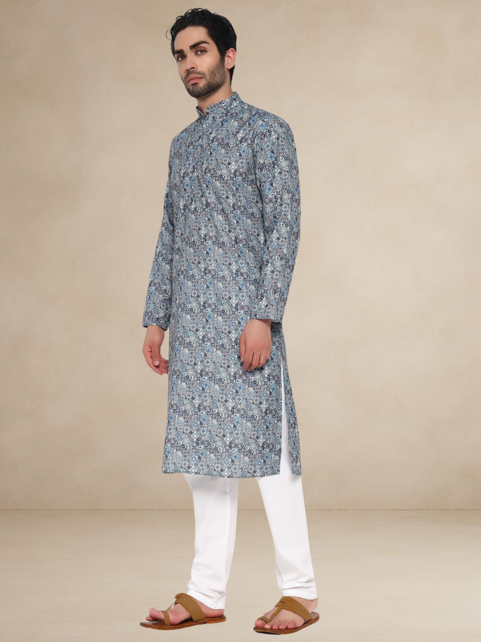 Floral Pattern Traditional Kurta Abstract II