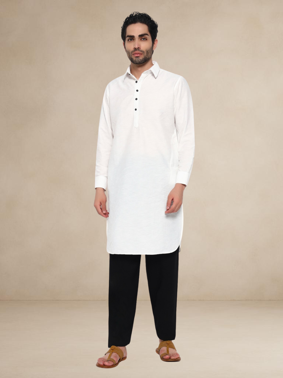 Embroidered Popover Pathani Suit