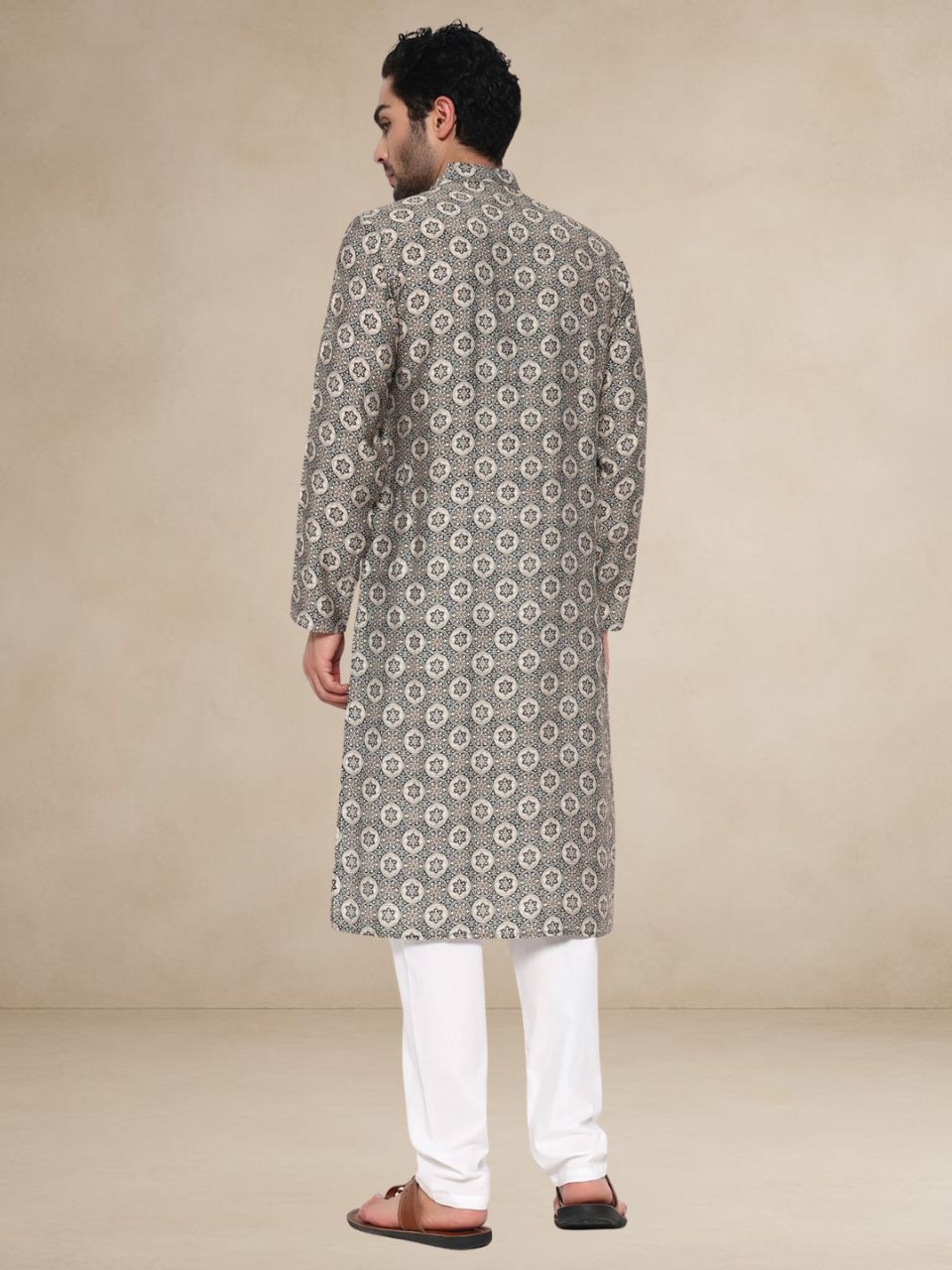 Designer Patterned Traditional Kurta Persian Mosaic