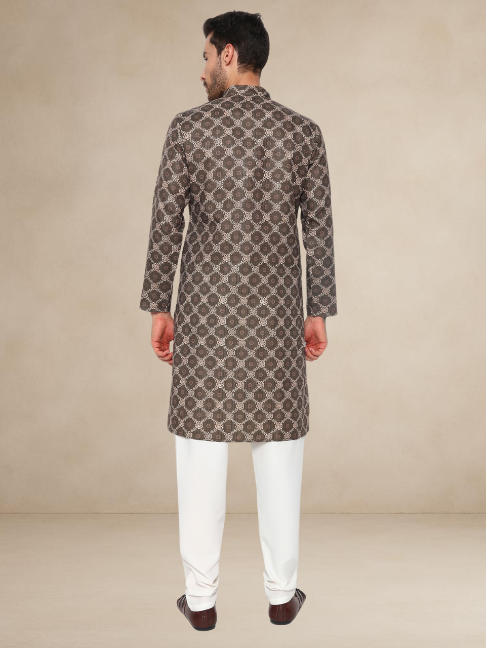 Mehndi Printed Kurta Pyjama Set
