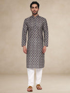Floral Pattern Traditional Kurta Geometric