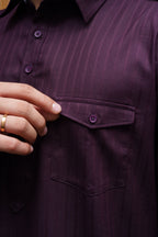 Bettino Men's Pathani Suit - Deep Maroon