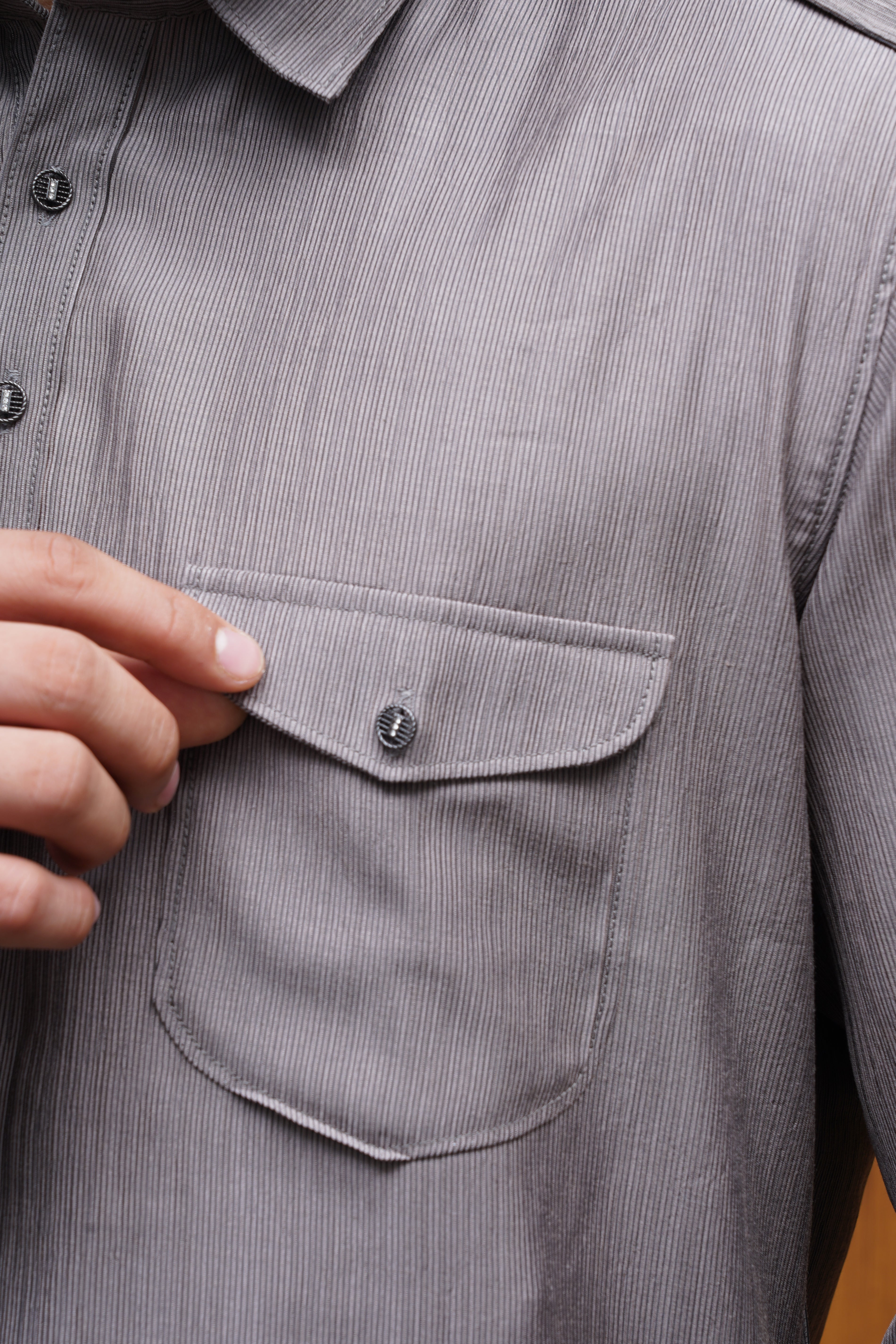 Bettino Men's Pathani Suit With Salwar Textured Gray