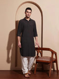 Pathani Suit in Charcoal Grey