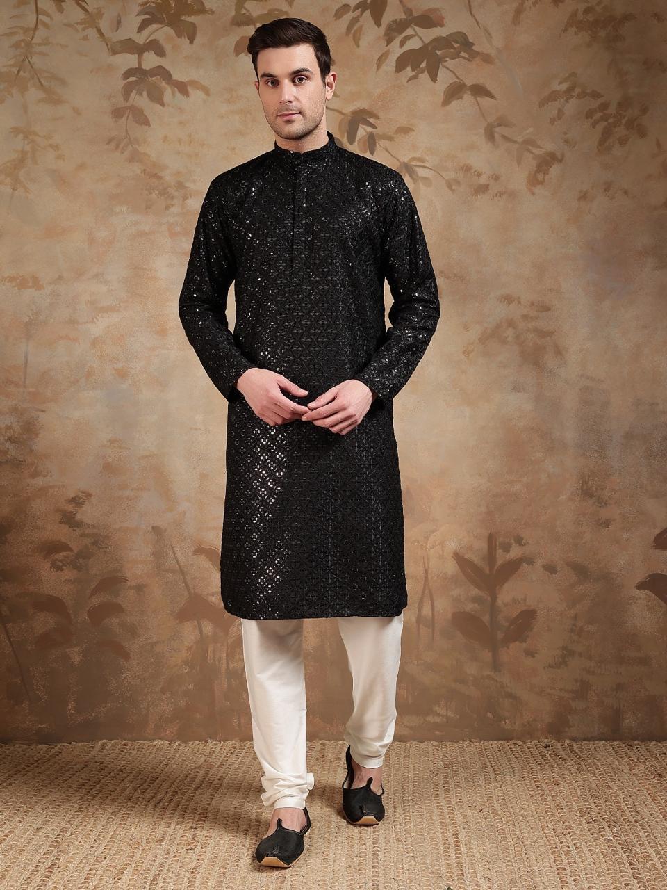 Black Kurta Set