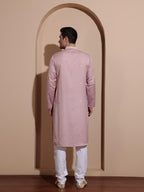 Emerald Grove Teal Colour Kurta Pink