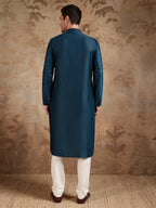 Emerald Grove Teal Colour Kurta Sky Blue