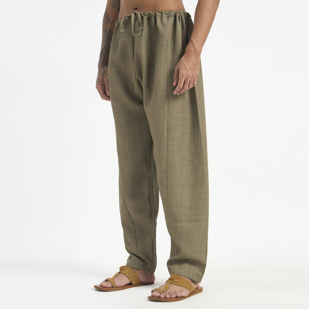 Classic Pathani Suit - Olive Khaki